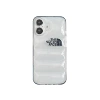 Down jacket, phone case