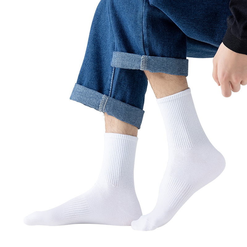 Calcetines Deportivos de Baloncesto para Hombre de Mezcla de Algodón Antideslizante, Absorbe el sudor, Antifricción para Baloncesto image 7
