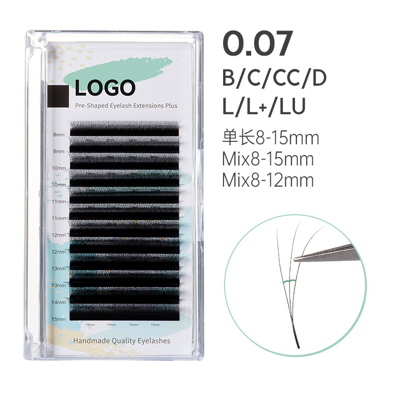 Fabricantes de flores de veludo pequeño trolevo de cuatro hojas injerto transfronterizo pestañas falsas 3D4D5D super suave tienda de pestañas especiales