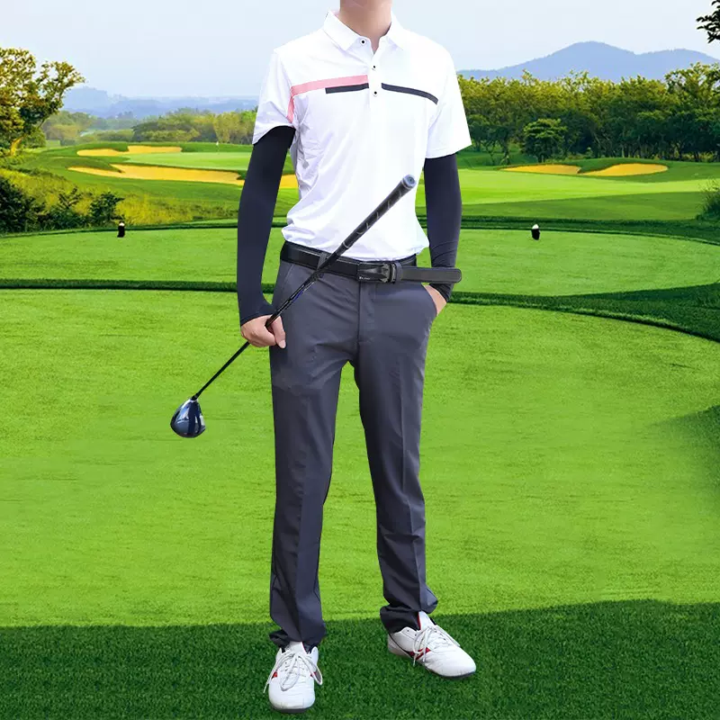 高尔夫服装速干t恤短袖翻领运动POLO衫男士2025新款定制批发