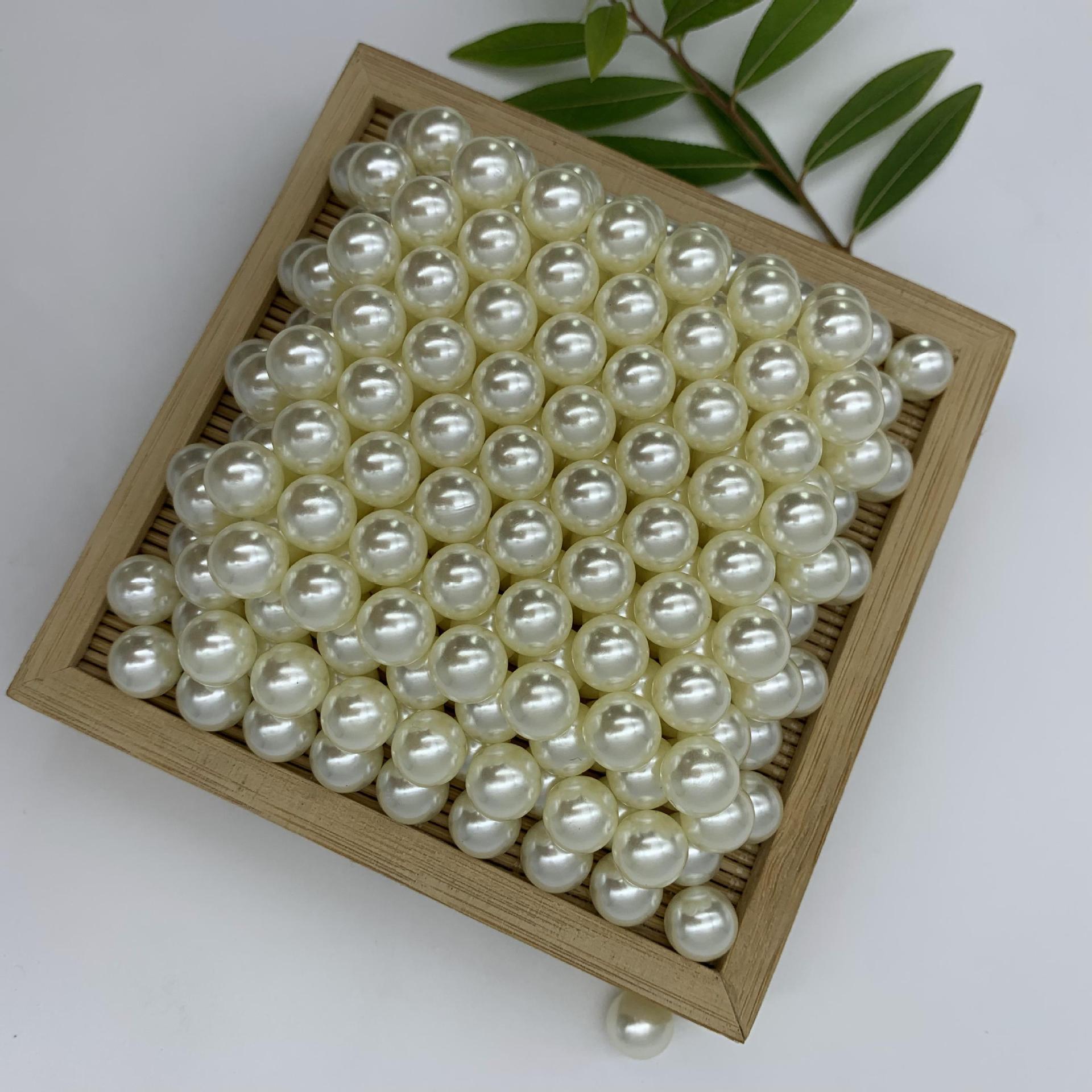 Gao Liang ABS imitation pearl straight perforated non -peeling pearl…