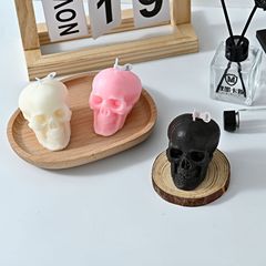 ハロウィン スカル型アロマキャンドル 輸入卸売 ギフト 手作り風合い 雰囲気のあるギフトボックス レトロ