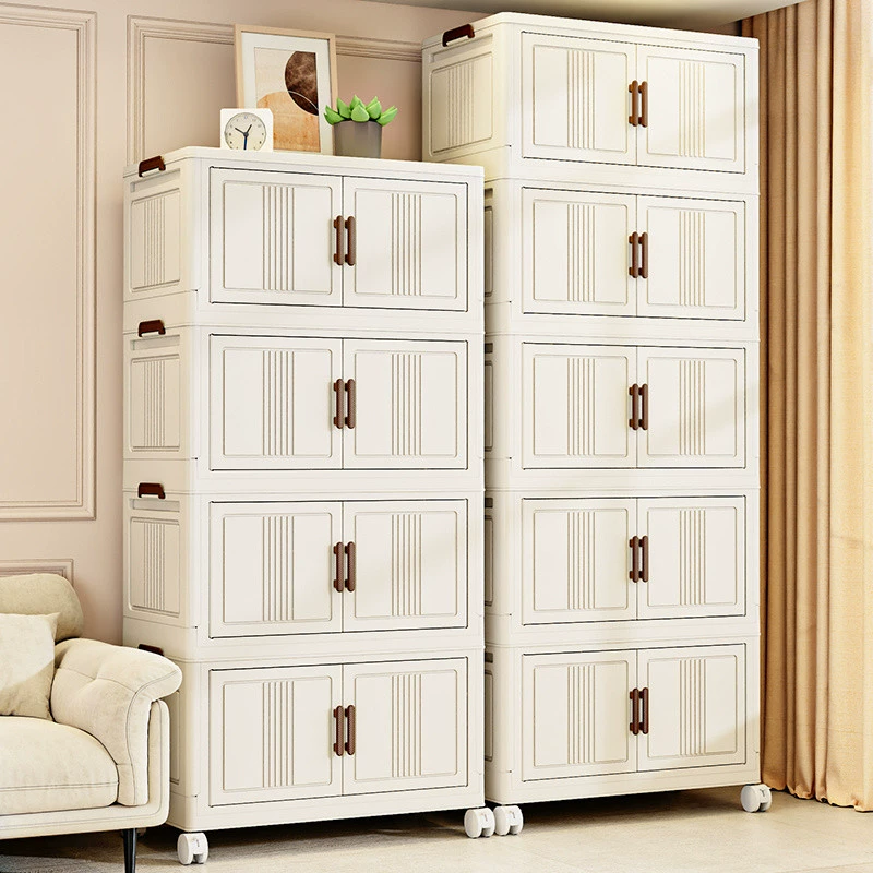 Folding storage box, toy, plastic storage system
