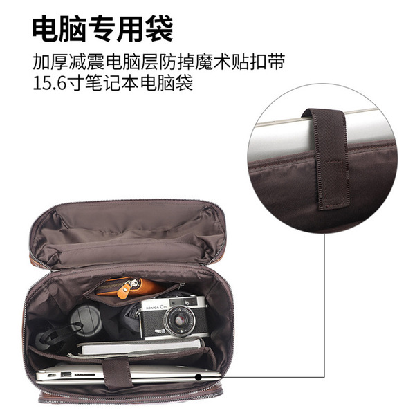 Men's retro backpack