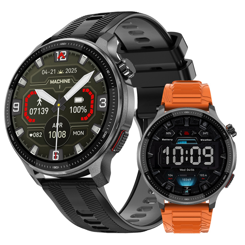 Dt G6 Cross-Border New Product Gps Smart Watch Bluetooth Call Offline Map 3Atm Waterproof 1.43Amoled Screen