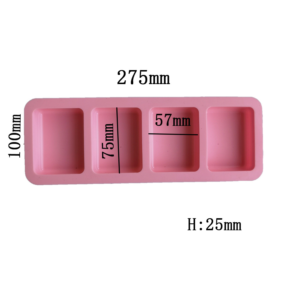 393 molde de silicona de jabon 4 molde de jabon aromático artesanía molde de vela molde de pastel de arroz