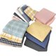 Plaid Bedding Four-piece Bed Sheet Tablecloth Curtain Sofa Cover Knitted Home Clothes Fabric Cotton Washed Cotton Fabric