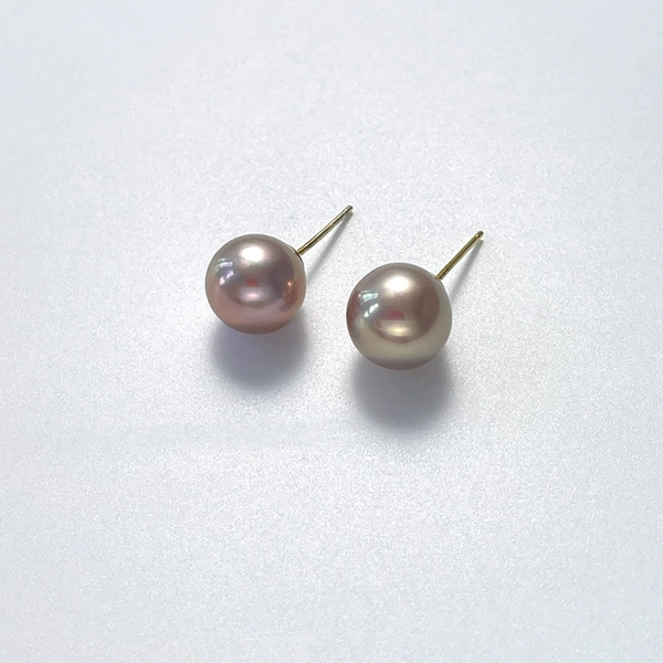 Earrings from pearl, silver 925 sample, 11mm