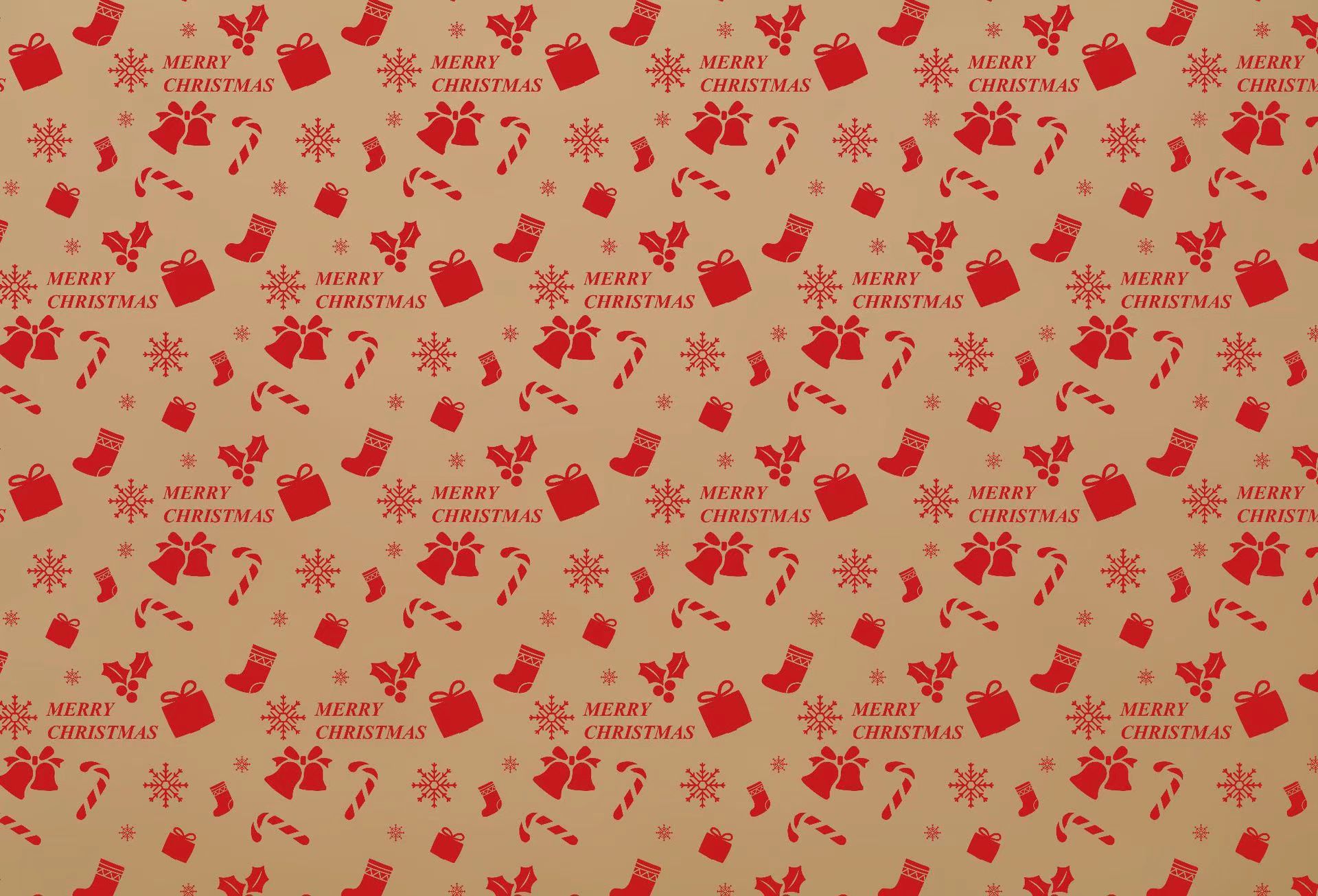 새로운 크리스마스 포장지 [소가죽 바닥 목발 선물]