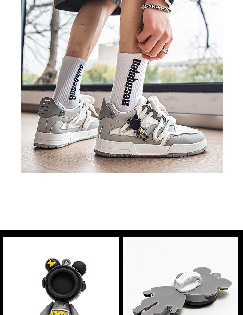 Herren Freizeitschuhe Retro Sneaker Geflochten Und Modern_voghion.com
