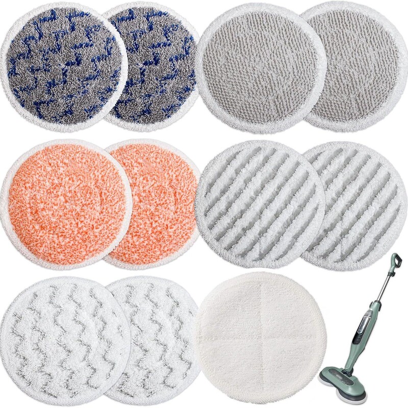 Compatible replacement pads for Shark steam mop S8001 S7001 S7201, reusable mop cloth