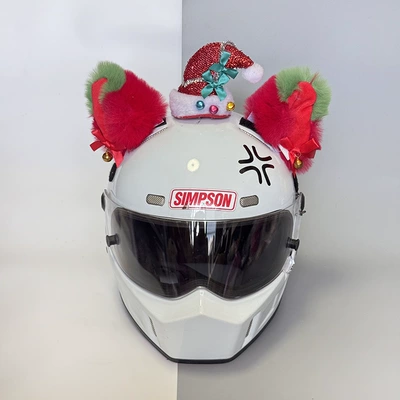 Motosiklet dəbilqələri | Ears Bear Christmas Ears