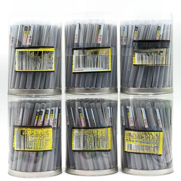 Donner 2B0.7 Automatic Pencil Lead 0.9 Replacement Lead for Elementary School Students 2H Pencil Resin Lead Hb0.5 Unbreakable Lead