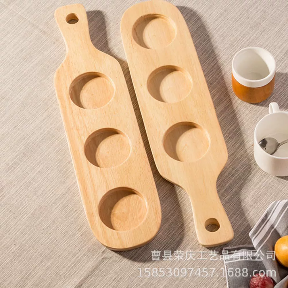 Деревянный поднос для бокалов с 3 отделениями, подставка для сервировки вина, доска для винных бокалов, подставка для бокалов и банок