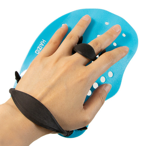 Swimming silicone paddling hand fins for boys and girls, snorkeling equipment, duck paw half-palm freestyle training swimming fins