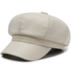 Leather octagonal beige