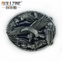 BULLZINE цинковый сплав пряжка для ремня с орлом 02191 Западная джинсовая Повседневная Пряжка в стиле ретро