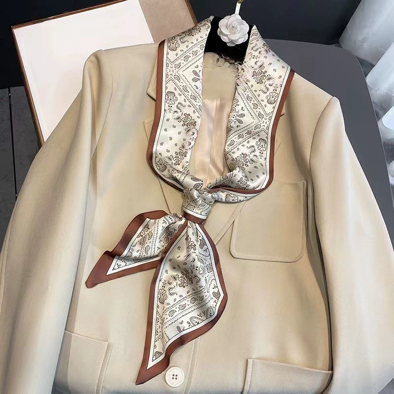 2025 новый длинный обернутый шарф-стример, кроссборд silk plaid длинный шарф, фабрика оптом