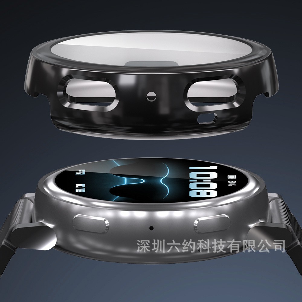 Suitable for Huami Active MAX/Amazfit Bip6 Yuewo electroplating with screen all-inclusive TPU soft anti-fall case 3