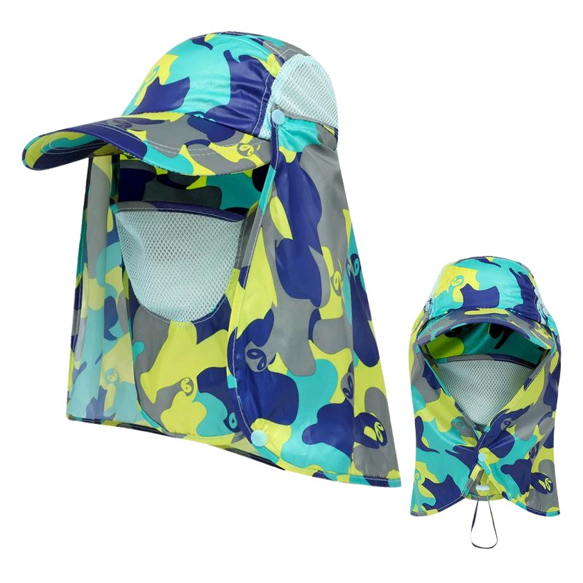 Наружная солнцезащитная шляпа для мужчин и женщин, защищая лицо от ультрафиолетовых лучей