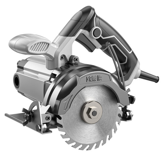 Marble cutting machine 220V ceramic tile concrete slotting wall stone high power chainsaw portable small marble machine