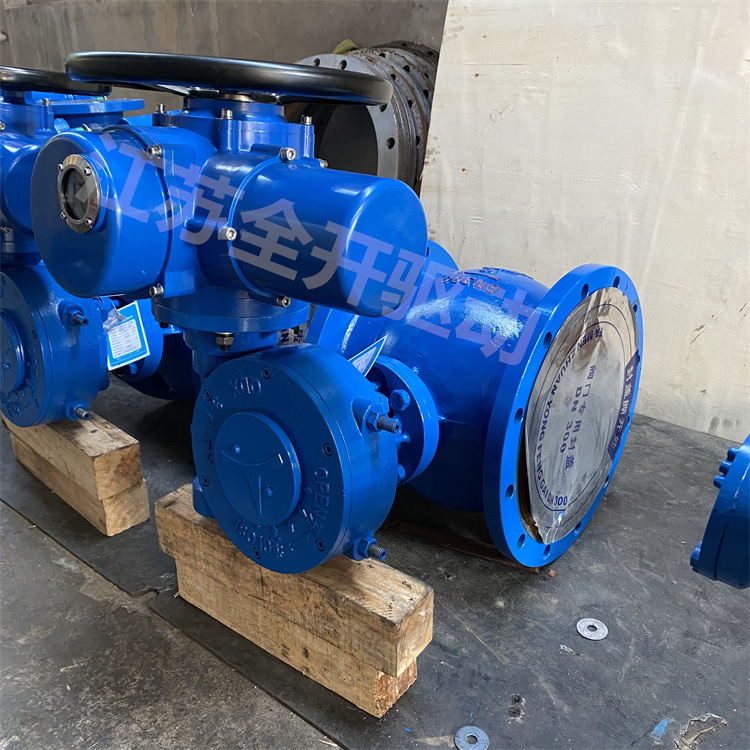 PQ940H-16C-DN400电动法兰球阀 半偏心球阀 大口径球阀