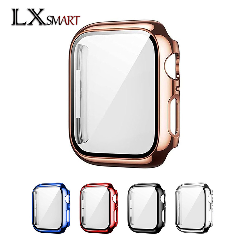 Suitable for Apple 12, Ultra Pc+Tempered Film Electroplated Integrated Case, 49mm Integrated Case and Film Protective Cover