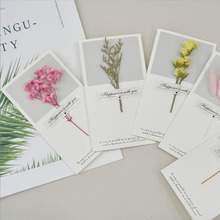 圣诞节批发元旦生日贺卡干花贺卡伴手礼教师节感恩毕业情人节卡片