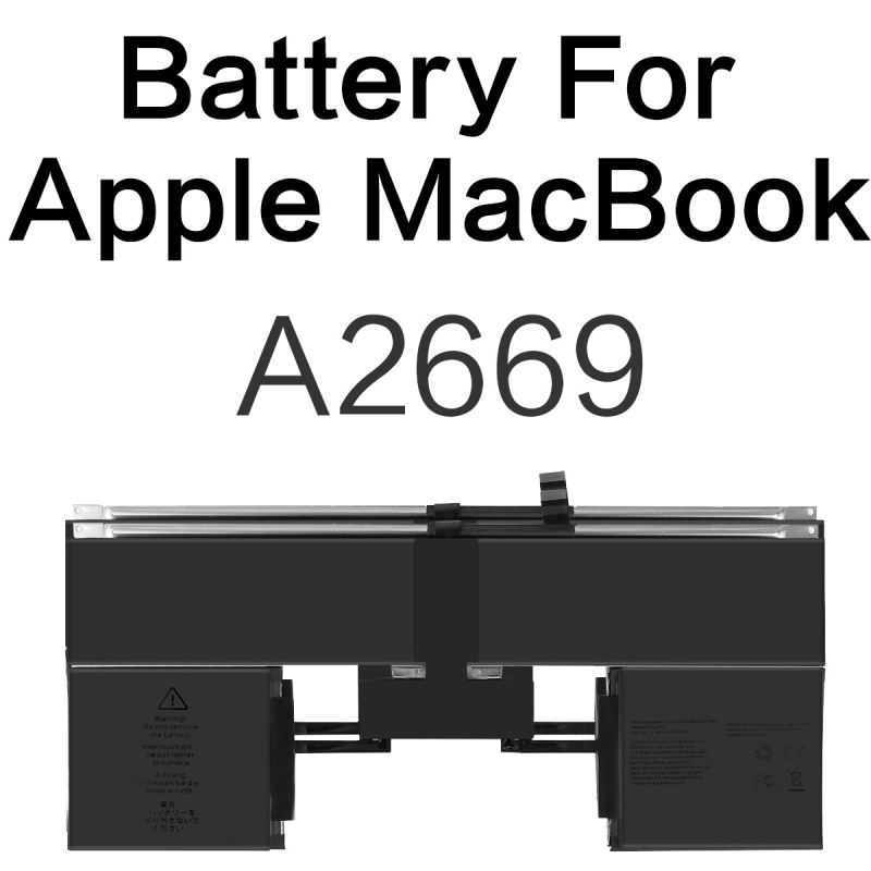 A2669 is suitable for Apple laptop battery MacBook Air 13.6" M2 2022/M3 2024 A2669 is suitable for Apple laptop battery MacBook Air 13.6" M2 2022/M3 2024