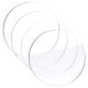 Transparent acrylic disc cream glue base setting table diy handmade material round cake tray mobile phone holder 1