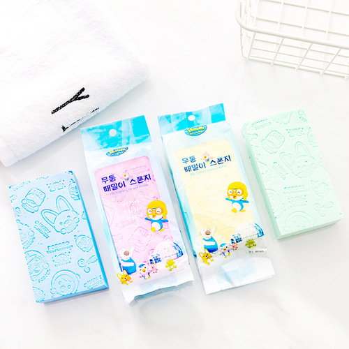 PVA clean square cotton, absorbent sponge for bathing, high-density baby bathing cotton to rub dust and mud