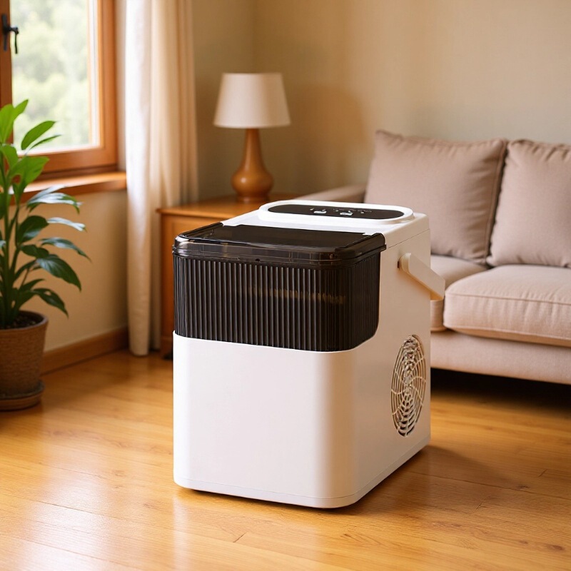 Manufacturer Wholesale Solid Ice Machine Household Small Desktop Mini Outdoor Dormitory Fully Automatic Bullet Ice Machine