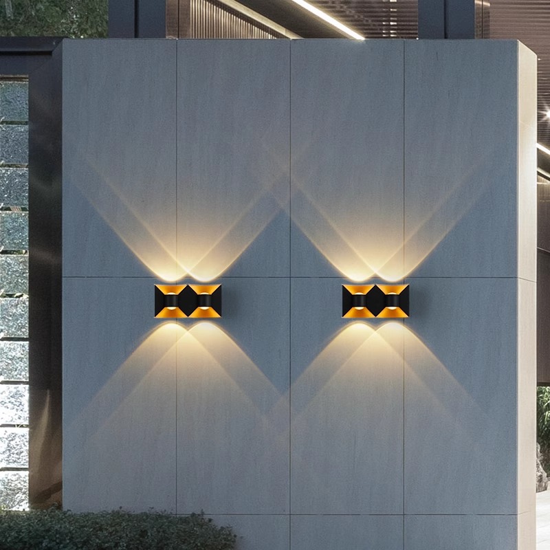 Lámpara de pared led de lujo ligero, pasillo, escalera, balcón, cabecera de cama, pared de fondo, tienda, decoración de pared exterior, pared luminosa superior e inferior