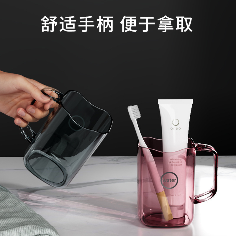 简约透明圆洗漱杯家庭牙刷杯ins风便携喝水杯情侣漱口杯批发杯子|undefined
