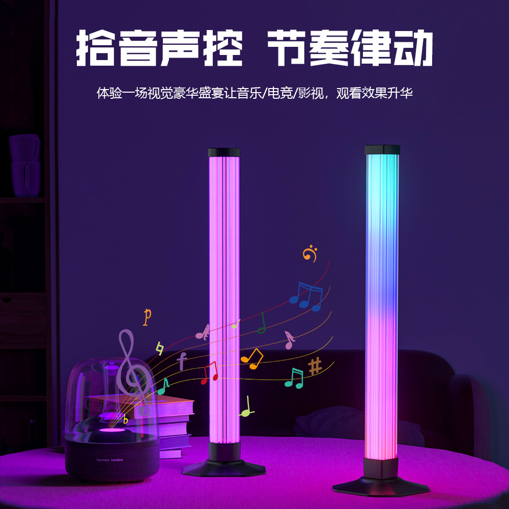 Transfronterizo 2025 lámpara de noche acrílica luminosa de 360 grados enchufable no deslumbrante sensación de atmósfera lámpara de noche