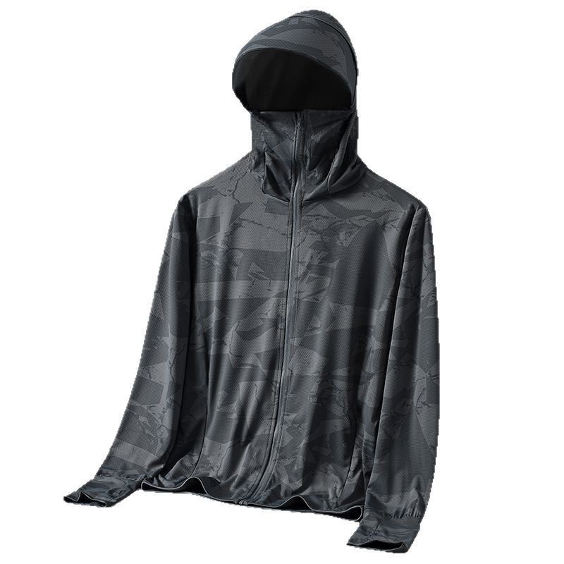 Summer thin travel silk camouflage sun protection clothing