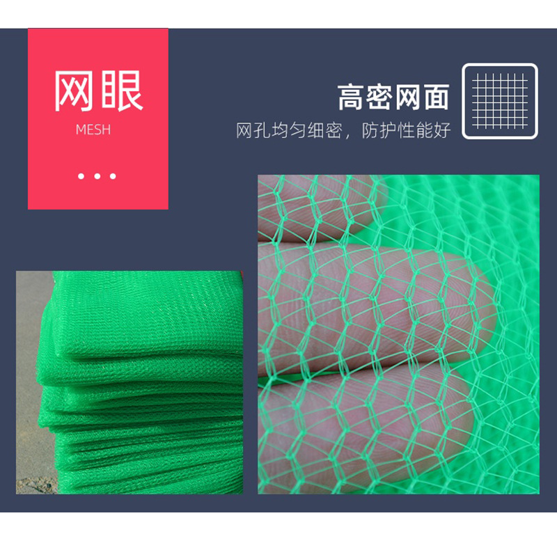 建筑安全网 工地施工阻燃聚酯防护防坠密目网 绿色国标密目防护网