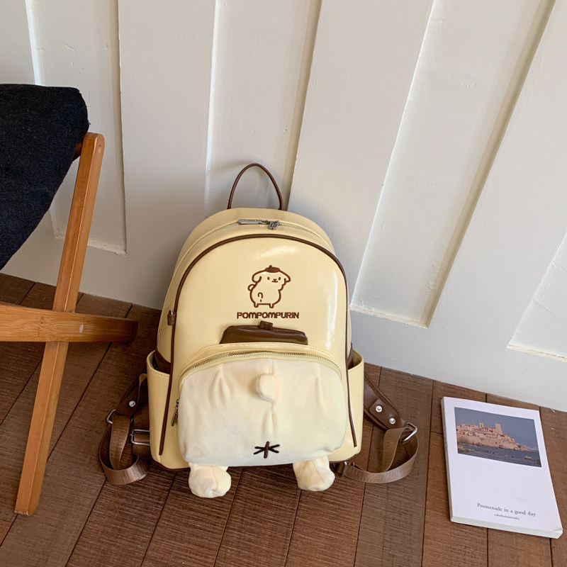 Mochila de dibujos animados de perros de mujeres estudiantes mochila de clase 2026 linda nueva gran capacidad mochila de verano ligera