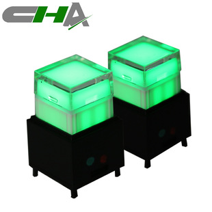 C3032A silent with light key luminous key with light switch console key 12*12 flat cap