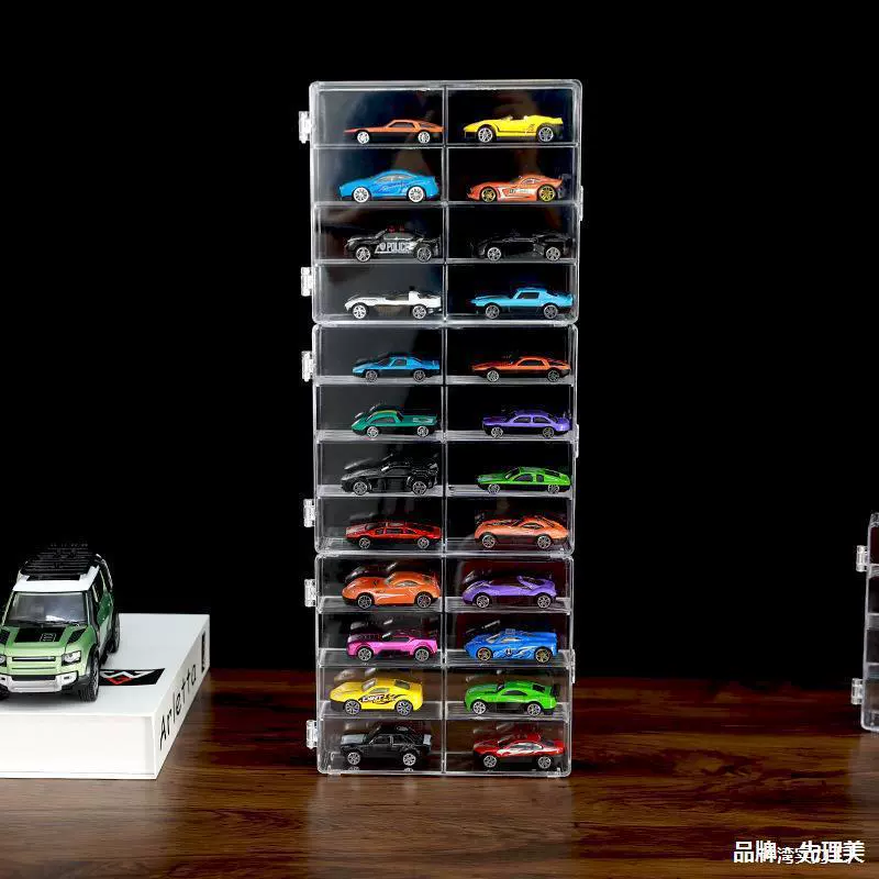 Акриловая подставка, Hot Wheels, лоток хранения, модель автомобиля, система хранения, масштаб 1:64