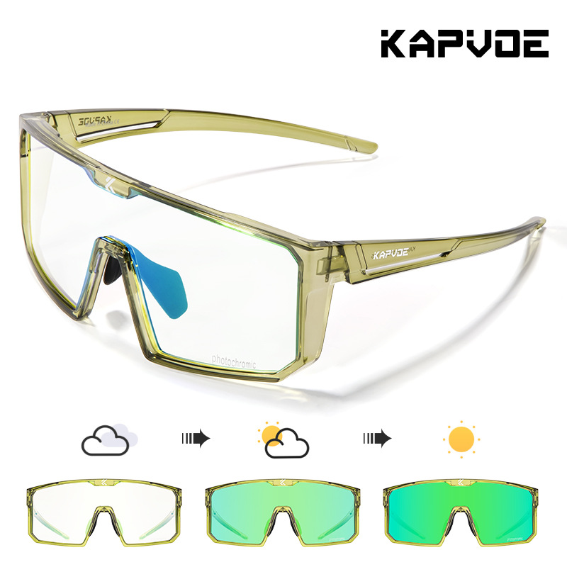 Gafas de Ciclismo Deportivo de TR90 con Protección UV y Marco Completo para Deportes al Aire Libre