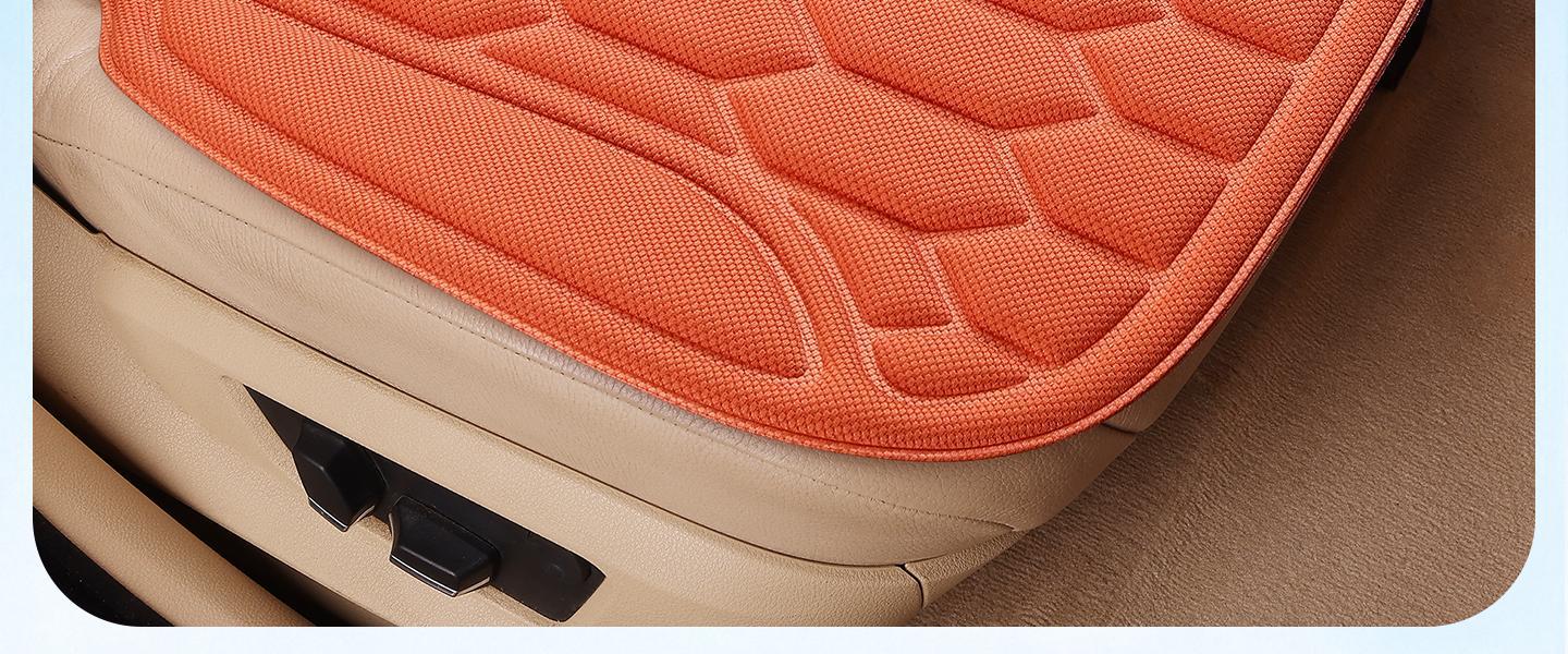3D One-Piece Molded Car Seat Cushion, No Installation Required, Non-Slip Latex Cotton Cushion, Breathable Single-Piece Car Seat Cushion for Office Chair