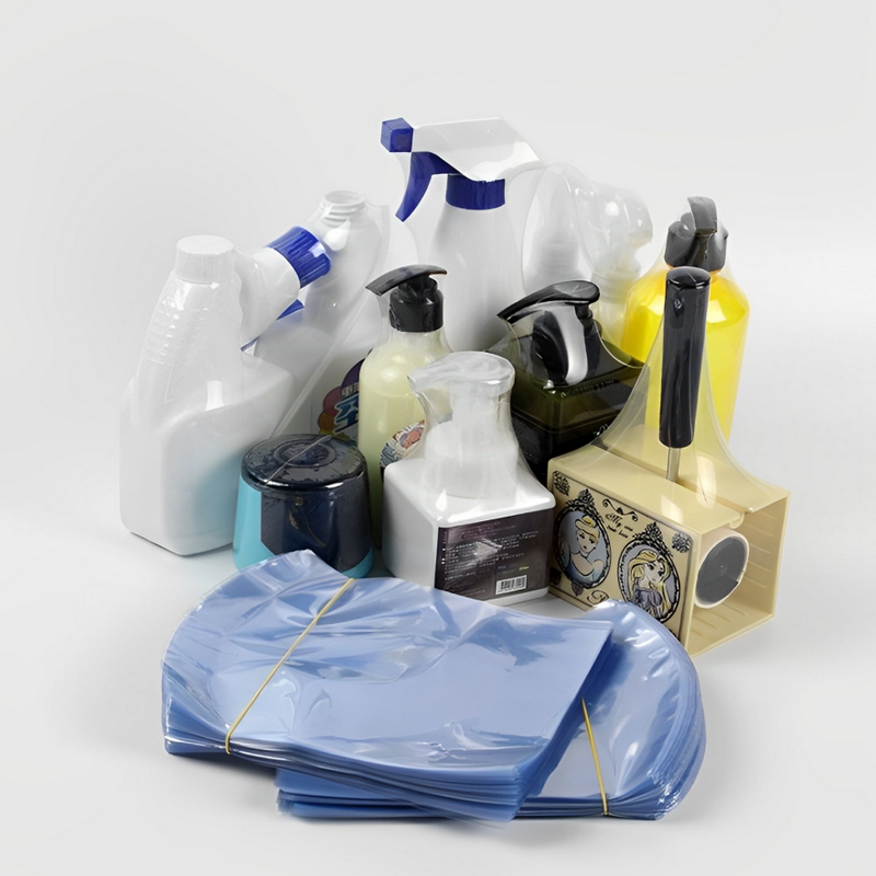 Pvc Round Head Curved Bag 14-30cm Wine Film Wine Bottle Box Packaging Sewing Thread Film Cosmetic Glass Bottle Film
