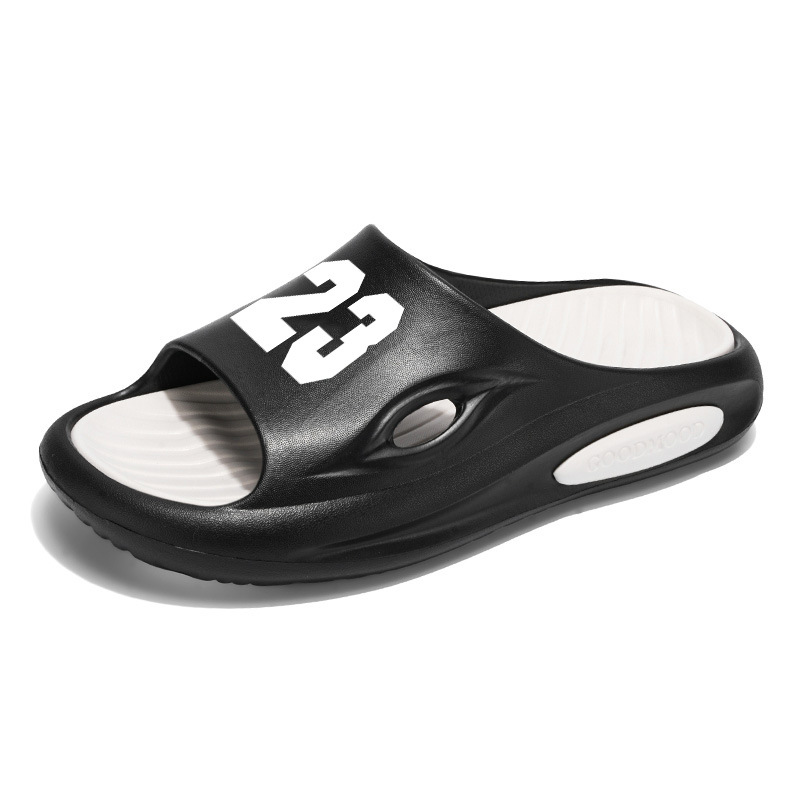 Zapatillas transfronterizas de gran tamaño para hombres 2025 chanclas de verano, zapatillas de playa, sandalias y zapatillas de suela gruesa al aire libre