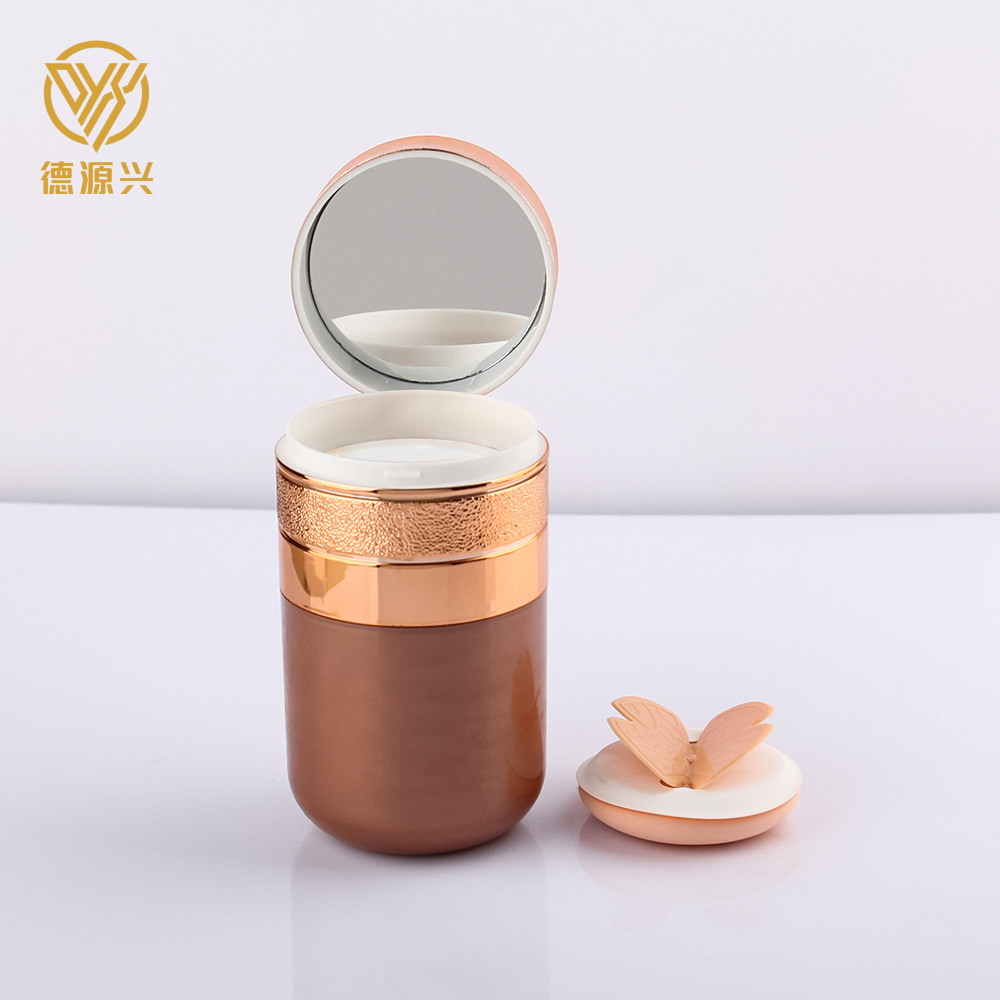 30ml爆款蝴蝶粉扑气垫粉底瓶包材按压式BB霜瓶遮瑕液修容空瓶批发