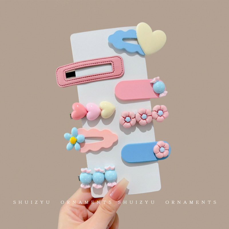 Clip de cabello de dopamina para niñas broche de cabello de la frente broche de cabello rotura BB clips lateral clips de cabello de bebé clips de frangeo toque