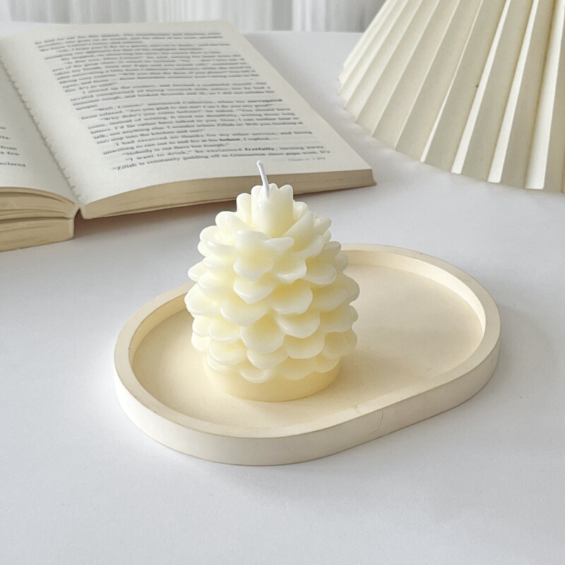 クリスマスのお土産クリスマスツリーの形の幾何学的なアロマキャンドルcandleクリスマスの雰囲気装飾品卸売り|undefined