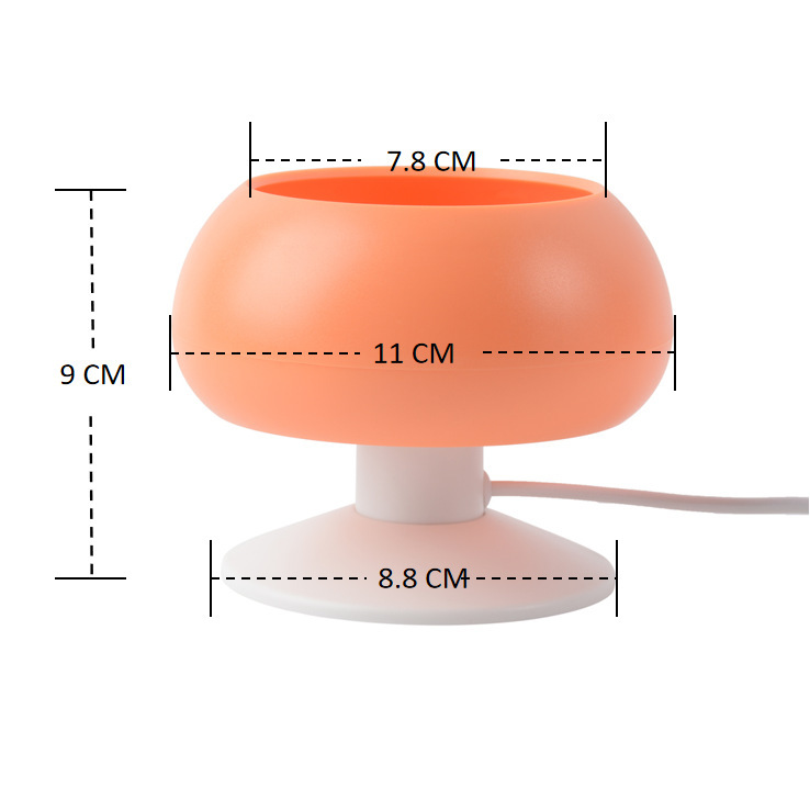 Bol de naranja con fondo blanco