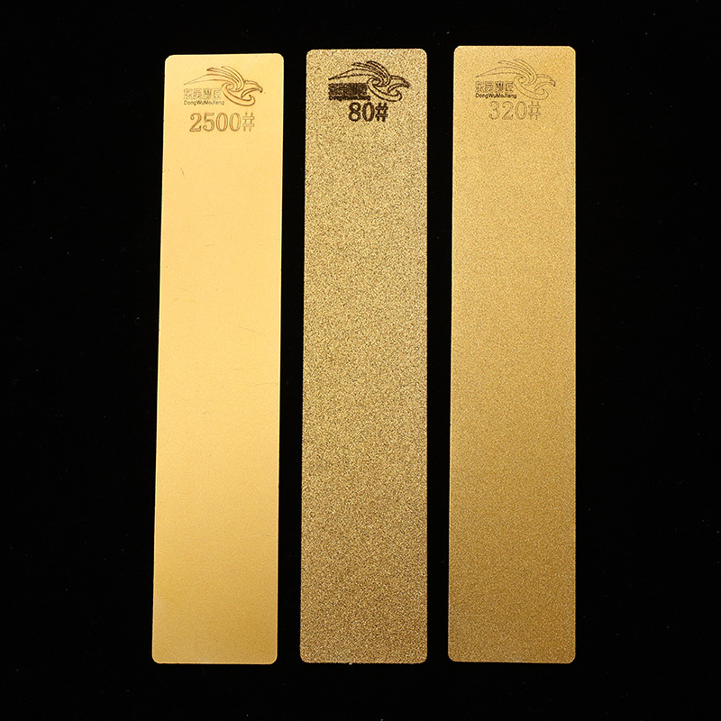 镀钛金刚石磨刀石磨石条磨盘磨片厨房定角磨刀器家用棒料150*30