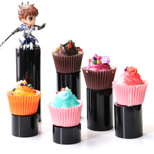 亚克力首饰展示架圆形柱珠宝首饰道具饰品展示架亚克力展台